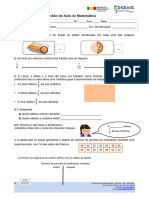 Questão Aula de Matemática - Frações - Caule e Folhas e Situações Probelmáticas