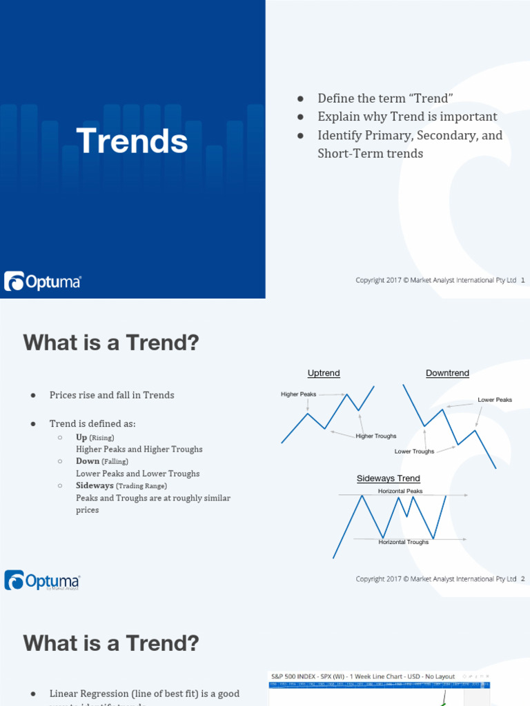 Understanding Market Trends and Analysis | PDF | Technical Analysis ...