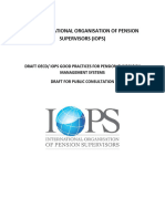 The International Organisation of Pension Supervisors (Iops)