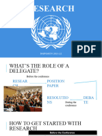 DGPSMUN Website - Research