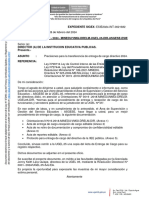 OFICIO MULTIPLE 034-2024 ESIE Precisiones para La Transferencia de Entrega de Cargo Directivo 2024. (R)