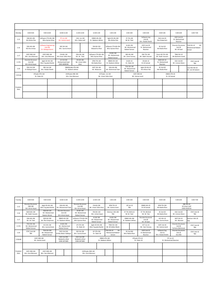 Dse timetable 13 02 2024 pdf