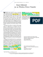 Special Issue On Wireless Power Transfer