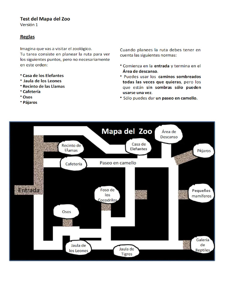 Test Zoo Parte 1 | PDF