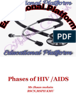 Phases of HIV or AIDS, Educational Platform