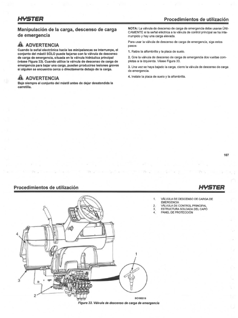 Manual Hyster Parte 3 | PDF