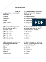 Exercícios de Energia Discursivos