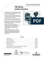 Rosemount 8700 Series Magnetic Flowmeter Systems