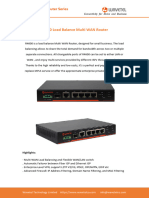 R4600 Load Balance Multi WAN Router DataSheet