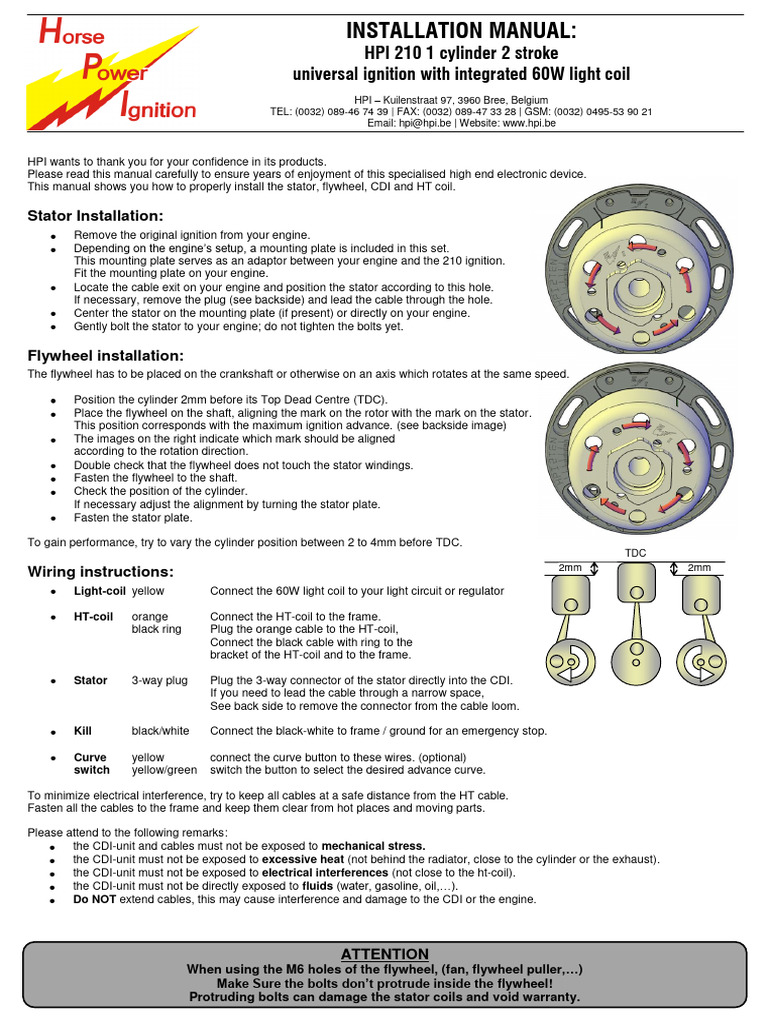 210 1C 130 Eng PDF Ignition System Electrical Connector