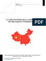 A La Decouverte de La Chine Et de Ses Pratiques Commerciales