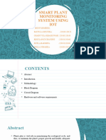 Smart Plant Monitoring System Using Iot