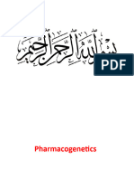 Pharmaco Genetics