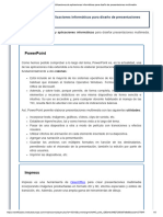 Powerpoint: 3.2.5. Utilizaciones de Aplicaciones Informáticas para Diseño de Presentaciones Multimedia (Mf1443)