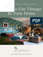 How To Use Vintage in Your Home