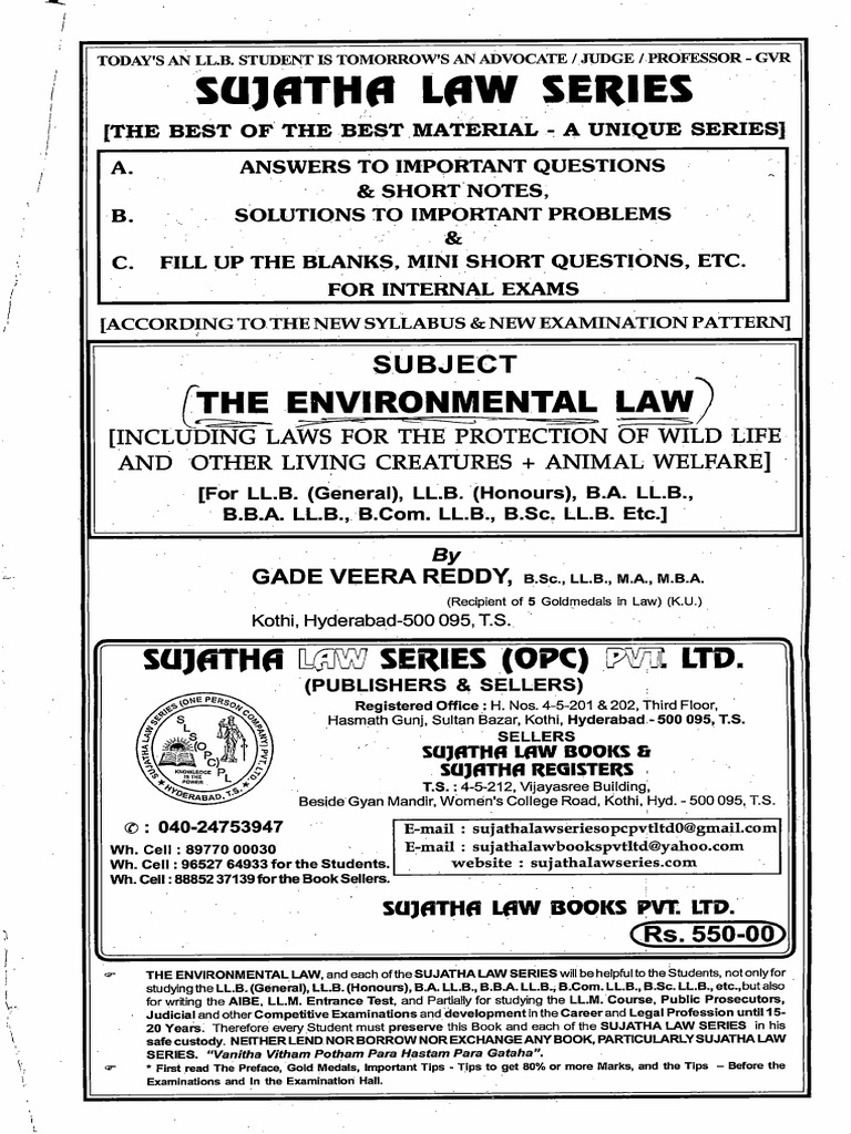 The Environmental Law PDF