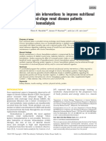 Dietary Protein Interventions To Improve Nutritional Status in End-Stage Renal Disease Patients Undergoing Hemodialysis