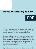 Acute Respiratory Failure