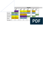 CLASS TIMETABLE