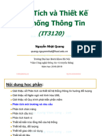 Phân Tích và Thiết Kế Hệ Thống Thông Tin