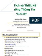 Phân Tích và Thiết Kế Hệ Thống Thông Tin