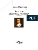 Spinoza. Filosofía Práctica - Gilles Deleuze