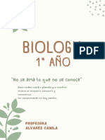 Biologia 1 - Unidad 1 LAS CARACTERISTICAS DE LOS SERES VIVOS