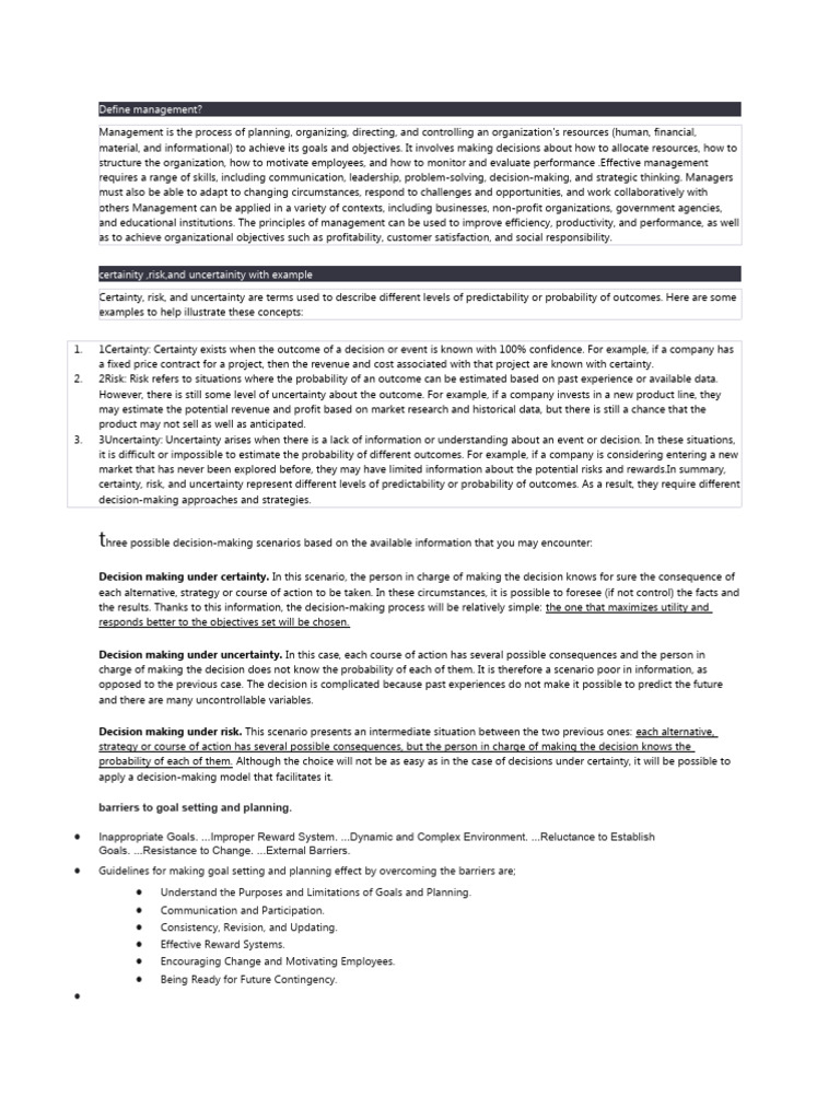 define-management-pdf-decision-making-risk