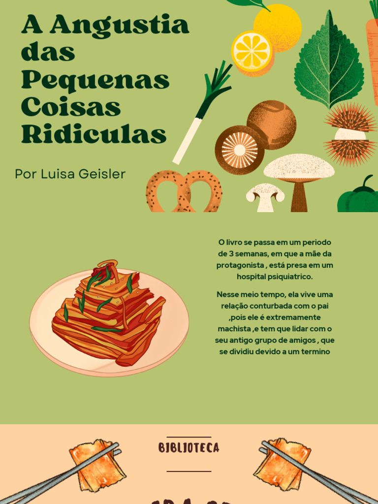 A Angustia Das Pequenas Coisas Ridiculas | PDF