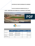 Note de Calcul de La Fleche Du Caisson C10.G12 - 14: Projet de Rehabilitation Du Stade Olympique D'El Menzah