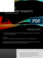 Ordinary Annuity