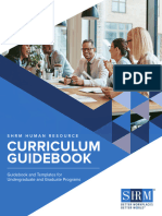 SHRM HR Curriculum Guidelines