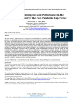 Competitive Intelligenceand Performanceinthe Automotive Industry The Post Pandemic Experience