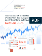 Instructions Et Modalites Dexecution Des Budgets Des Administrations Publiques Gestion 2024