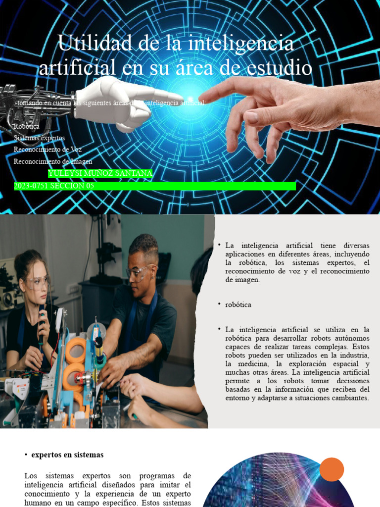 Aplicaciones de IA en Robótica y Más | PDF | Inteligencia artificial ...