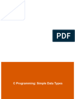 Lecture 3 SimpleDataTypes