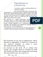 Interfacial Properties of Suspended Particless