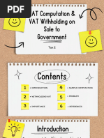 Vat Withholding On Sale To Government