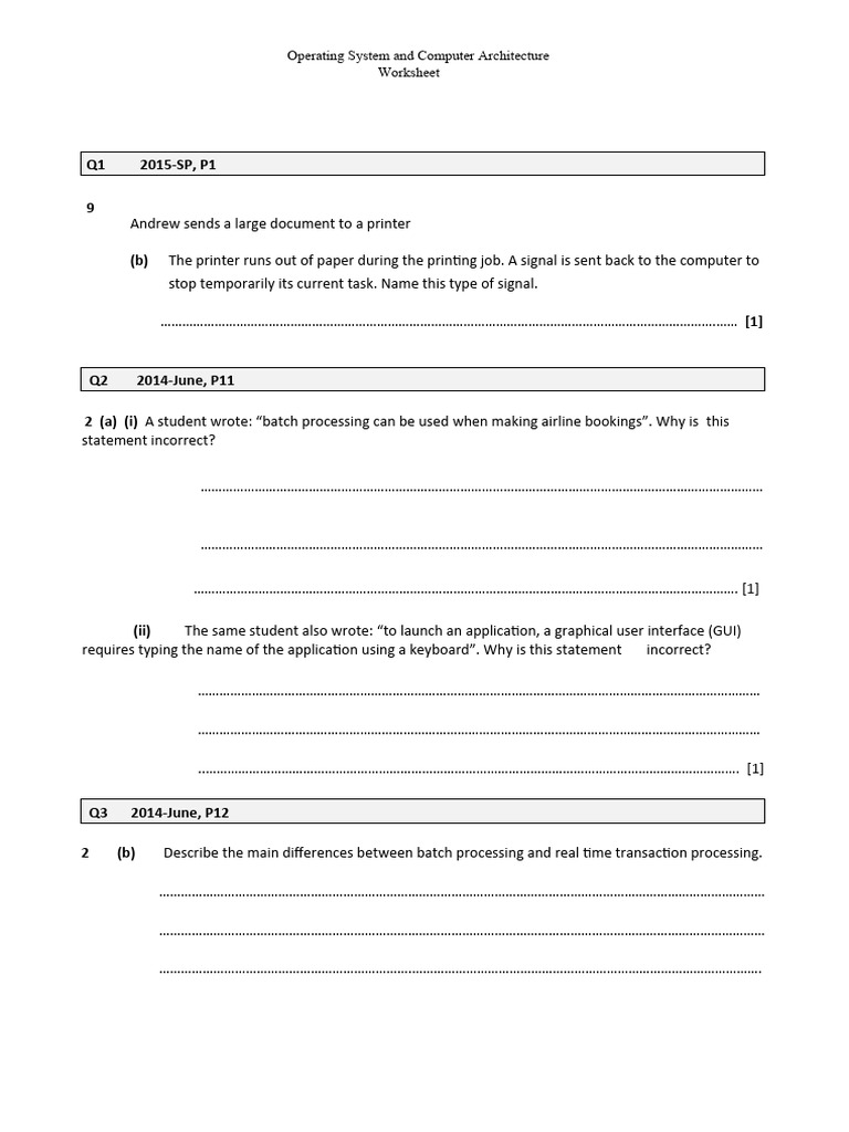 1.3.6 Operating Systems | PDF | Command Line Interface | Graphical User ...