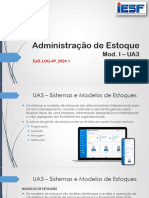 Administração de Estoque - Mód. I-UA3