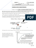 VIII-Chemistry-HO-1-Rate of Reaction Lecture