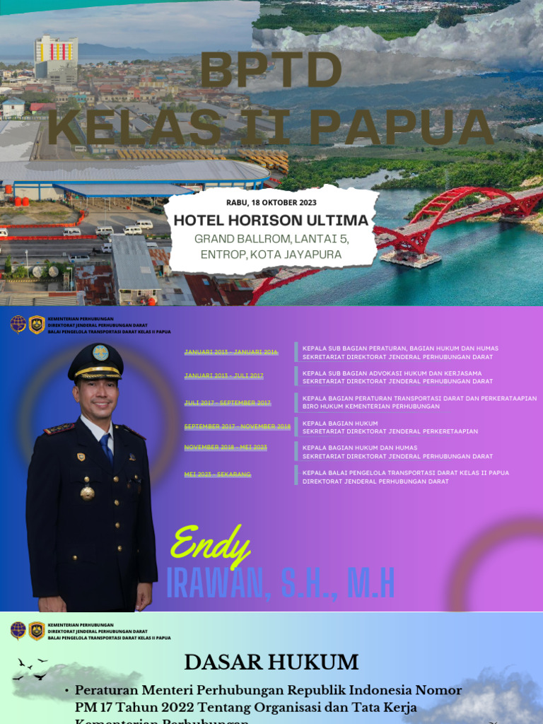 Tugas dan Fungsi BPTD Papua | PDF