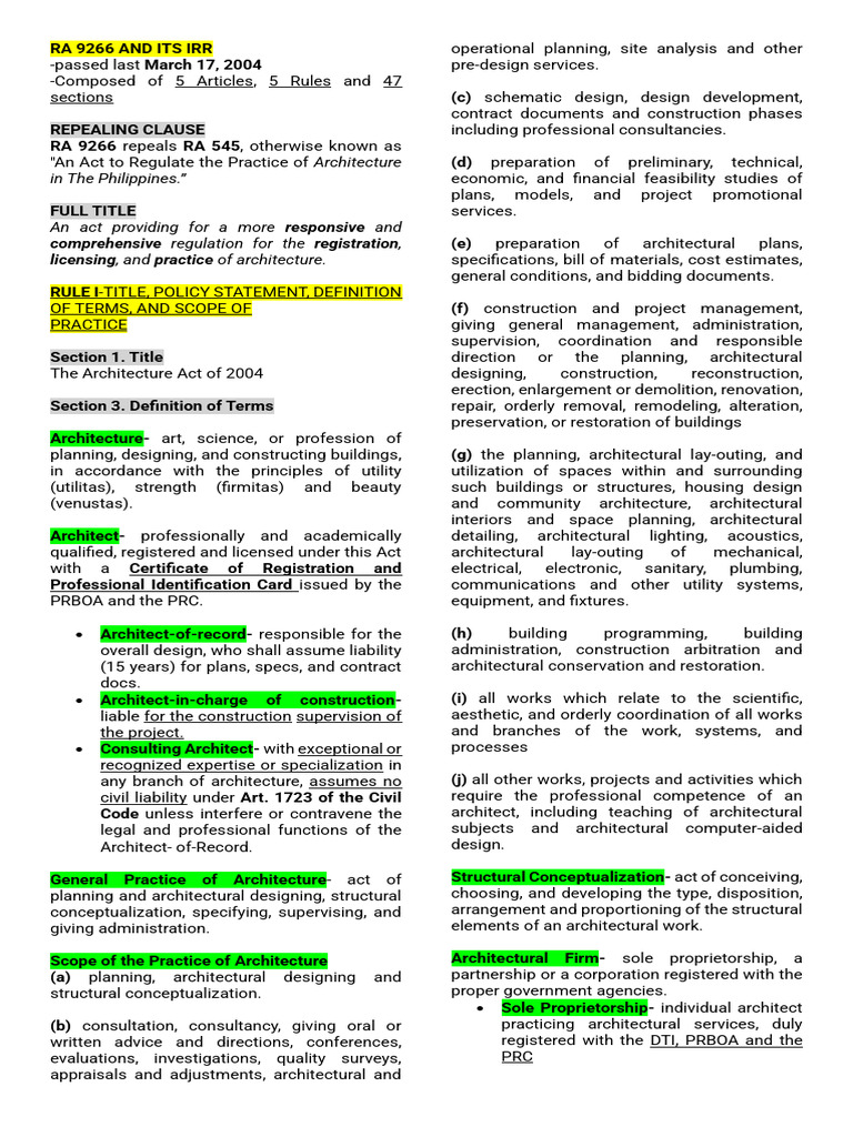 Proprac Reviewer | PDF | Architect | Identity Document