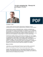 Limpiémonos de Toda Contaminación - Mensaje Del Apóstol Dr. Miguel Bogaert Portela