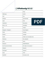 SSL Duits Lijst - Aftekenig 6.2.2 Flashcards - Knowt