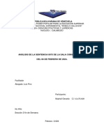 Análisis de Sentencia 0073 Terrorismo Judicial