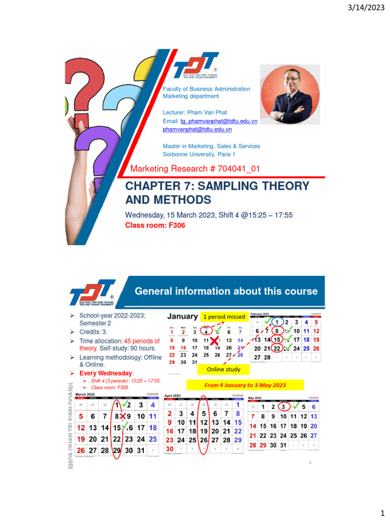 Sampling Theory and Methods Overview | PDF | Sampling (Statistics ...