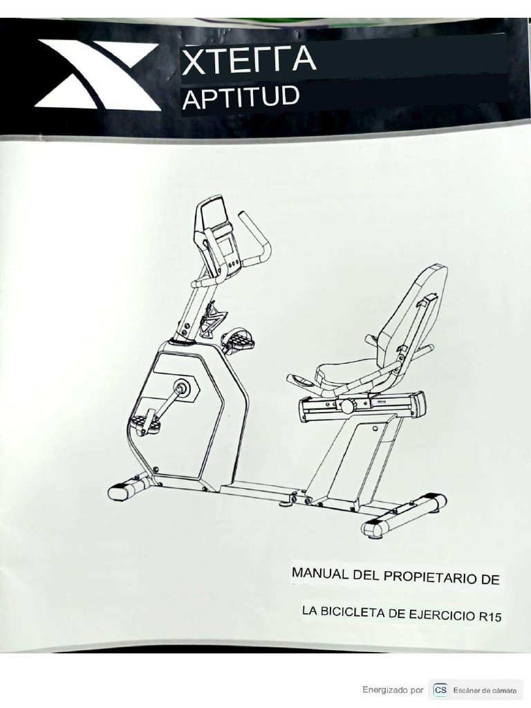 Bicicleta Estática Movifit Recumbent R-15 | PDF