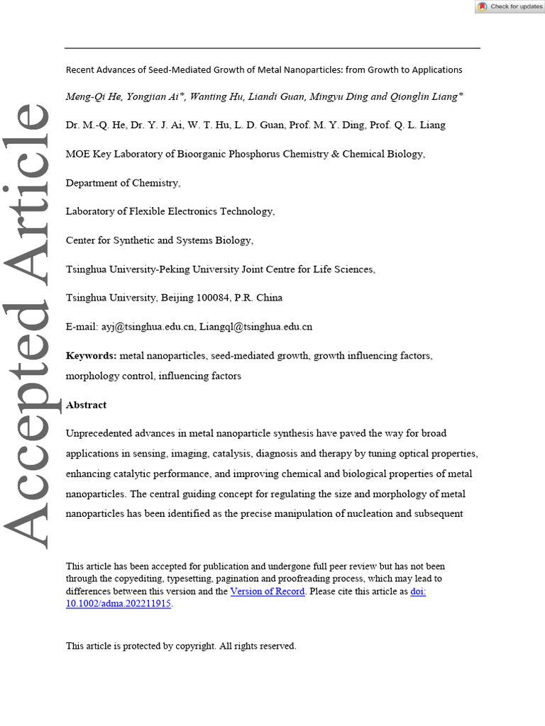 Advanced Materials - 2023 - He | PDF