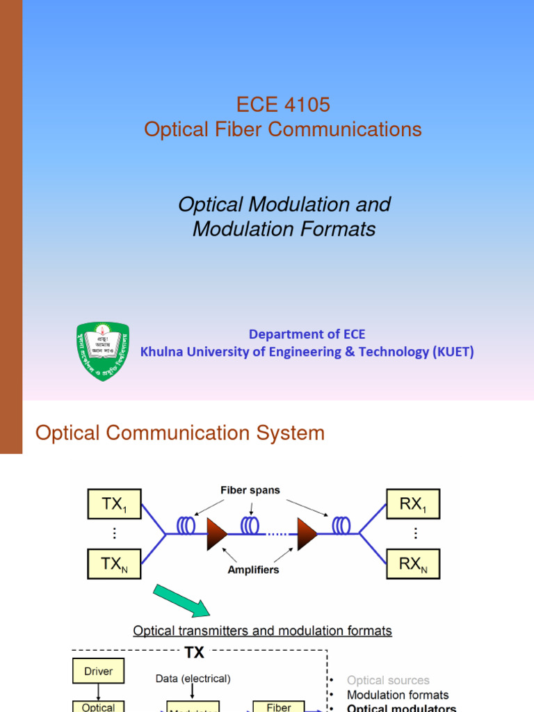 OFC - Modulation Formats | PDF | Modulation | Telecommunications ...